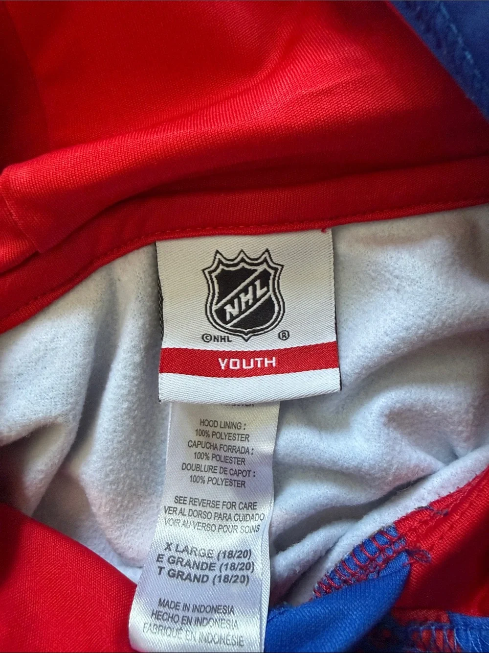 NHL official pullover